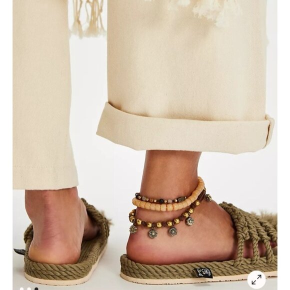 Free People Crescent Coast Slide Sandals Womens Size EU 41/US 10.5 - Picture 3 of 9